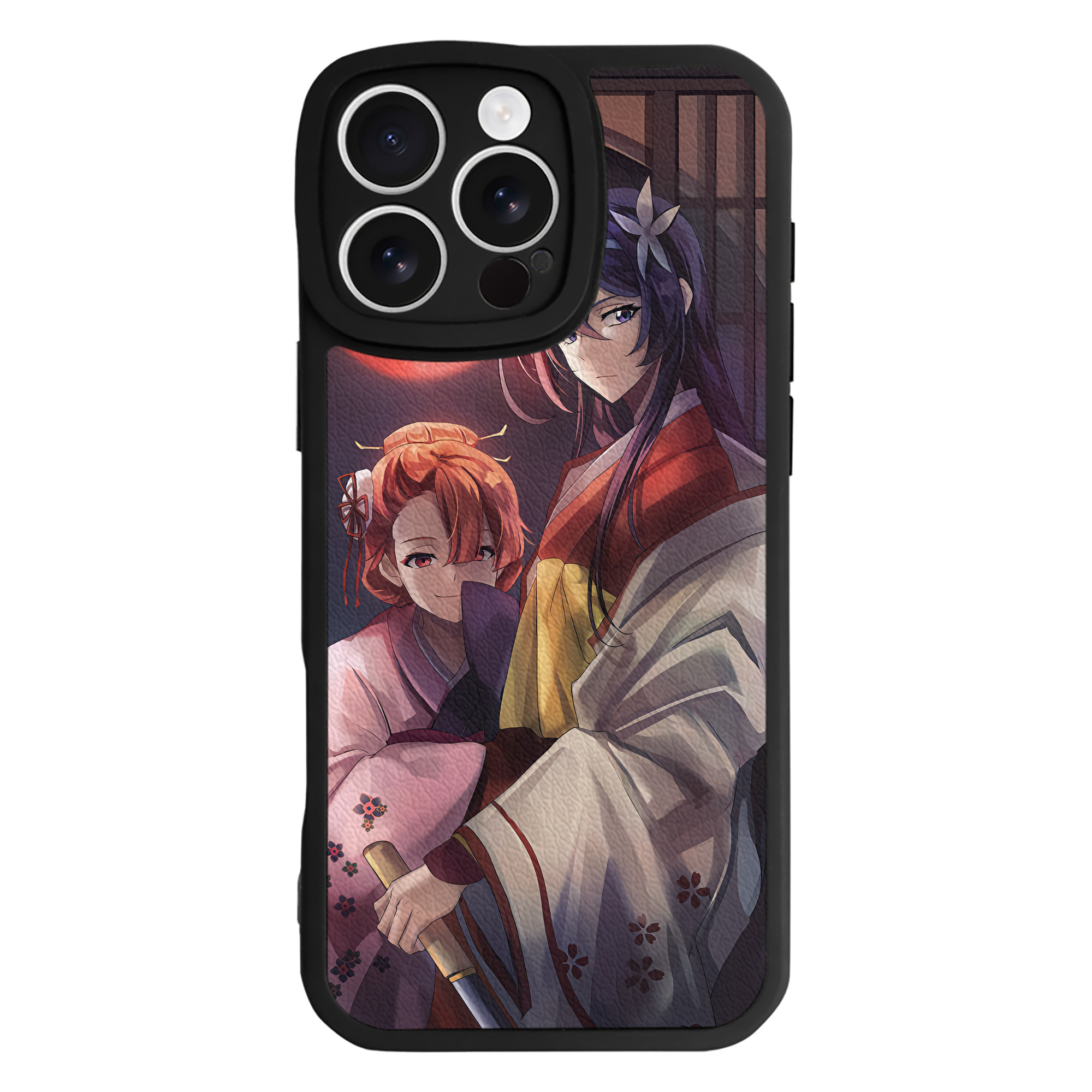 （画像用） 文豪ストレイドッグス Bungo Stray Dogs 【iPhone 16シリーズ対応】シリコンスマホケース（レザー調） 材質：シリコン